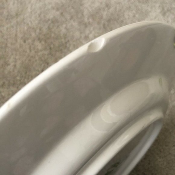 Pier 1 Imports Eliza Earthware Dinner Plate Set (2) blue white - Picture 9 of 12